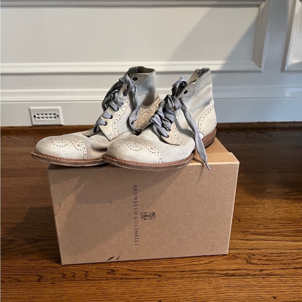 Gorgeous Brunello Cucinelli leather boots